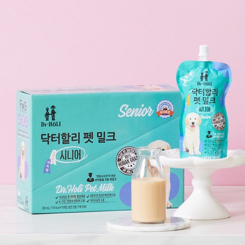 Dr.Holi 닥터할리 펫밀크, 10개, 200ml