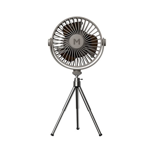 모모픽 다기능 휴대용 무선 탁상용 캠핑 선풍기 MM-F700, 그레이