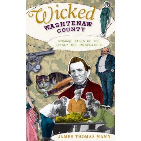 (영문도서) Wicked Washtenaw County: Strange Tales of the Grisly and Unexplained Hardcover, History Press Library Editions, English, 9781540234995
