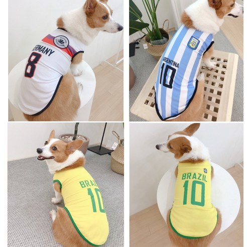 강아지옷 축구 유니폼 티셔츠, 아르헨티나