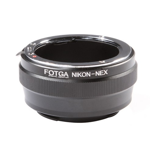 AFBEST Nikon AI 렌즈 용 FOTGA AI-NEX 어댑터 링 - Sony NEX NEX-5 NEX-3 카메라, 검정