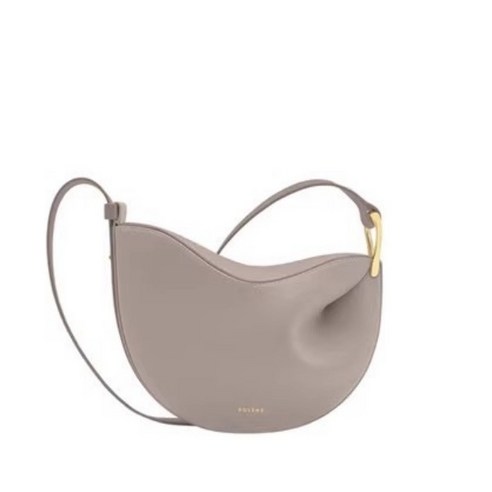 고급스러운 재료와 독특한 디자인이 어우러진 세련되고 편안한 폴린 완두콩 가방