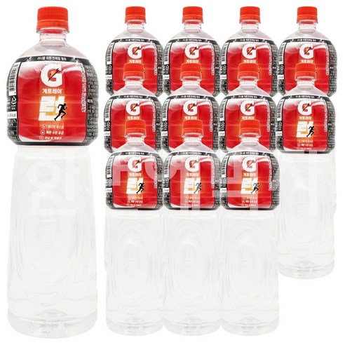 게토레이 런 음료, 12개, 1.5L
