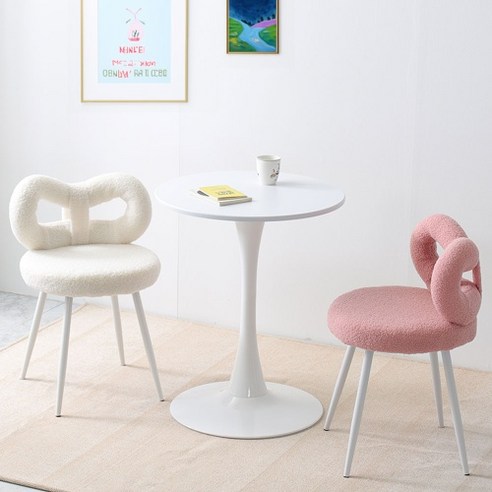 몽그리 리본 화장대 의자: 스타일, 편안함, 다양성 하나로