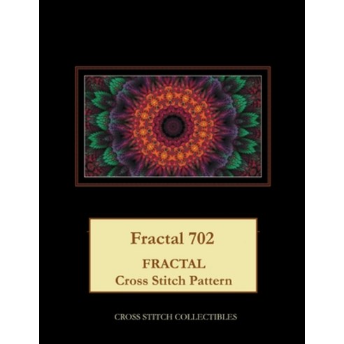 (영문도서) Fractal 702: Fractal Cross Stitch Pattern Paperback, Createspace Independent Pub..., English, 9781727889963