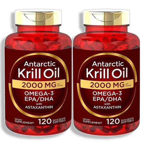 칼라일 남극 크릴 오일 2000mg 퀵 릴리즈 소프트젤