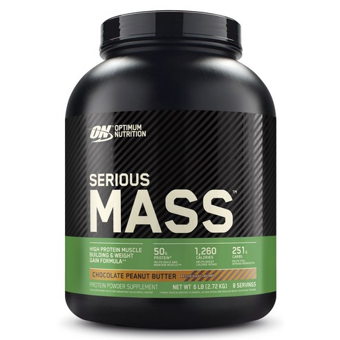 옵티멈뉴트리션 시리어스 매스 초콜릿 피넛 버터, 1개, 2.72kg