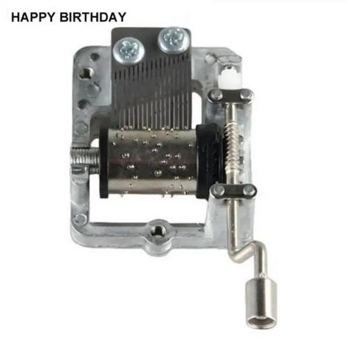 일본오르골 미니 핸드 크랭킹 음악 무브먼트 DIY 뮤직 박스 장식 수집품 14 가지 디자인 사용 가능 귀여, 08 L Happy..., 1개 - 기타(guitar)... 