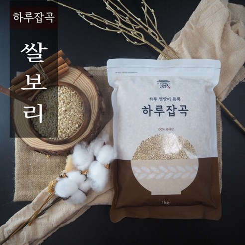 식탐대첩 1893 하루잡곡 국내산 쌀보리쌀 1kg, 1개