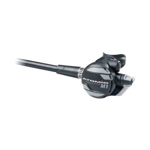 Atomic 스쿠버다이빙 프리다이빙 Aquatics M1 2단계 32 호스 회색 및 어댑터 02 0100 3P S