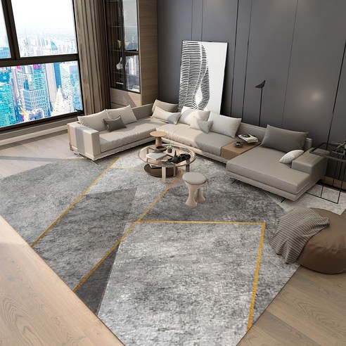 북유럽 거실 카펫, 현대 라이트 Luxury-3R