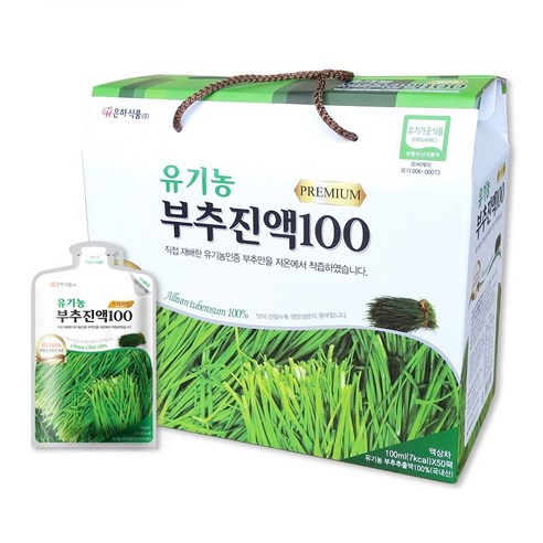 은하식품 유기농 부추진액100, 50개입, 100ml