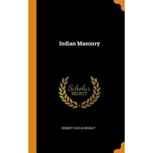 (영문도서) Indian Masonry Hardcover, Franklin Classics Trade Press, English, 9780344304606