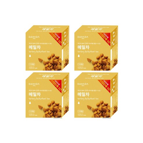 다하다 메밀차, 1.5g, 115개입, 4개