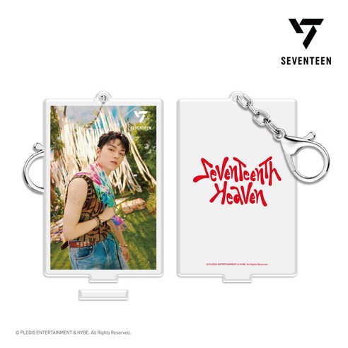 세븐틴 3D 렌티큘러 아크릴 키링 & 스탠드 세트 (SEVENTEENTH HEAVEN PM 2:14 Ver.), 버논