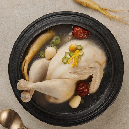 [가마치 통닭] 유황먹인 삼계탕 1kg / 유황먹인 건강한 국내산 닭&수삼 대추, 3개