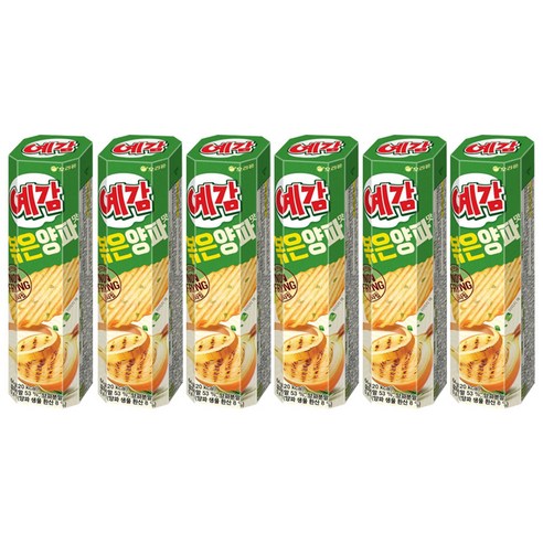오리온 감자칩 예감 볶은양파맛 64g x 6개/포테이토 감자 칩 과자, 6개