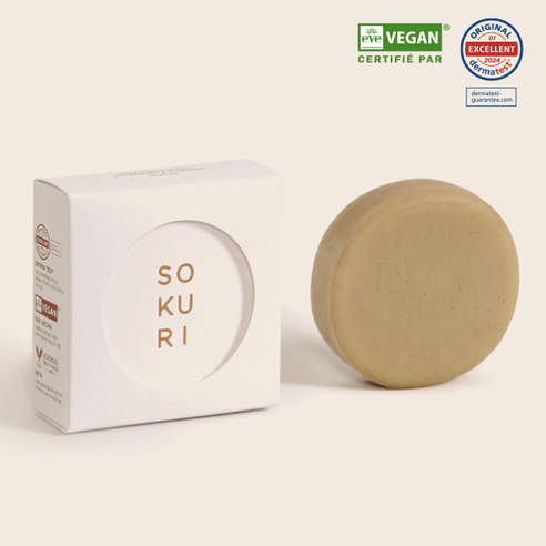 소쿠리 친환경 비건 수제 샴푸바, 1개, 100g