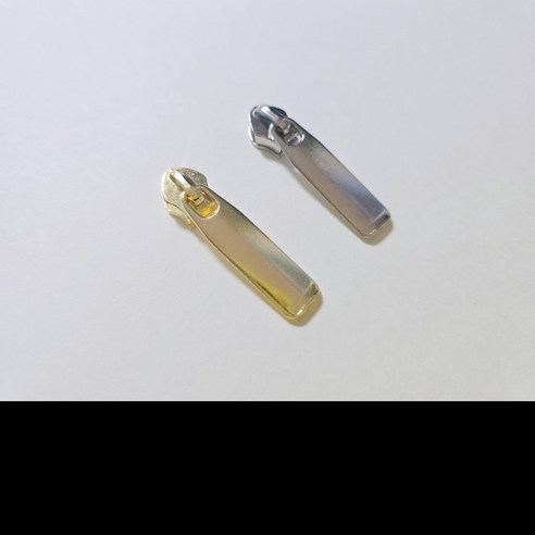 [1+1] 지퍼손잡이 총알 슬라이더 묶음상품 가방지퍼머리 5호 100p, 2개, 골드