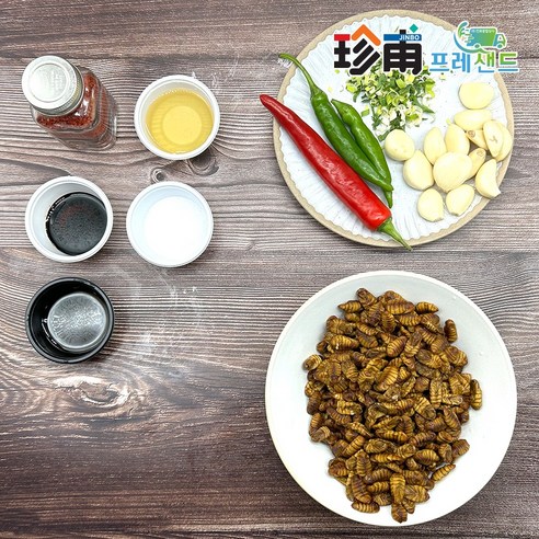 건강하고 맛있는 추억의 간식: 무염 무첨가 냉동 번데기