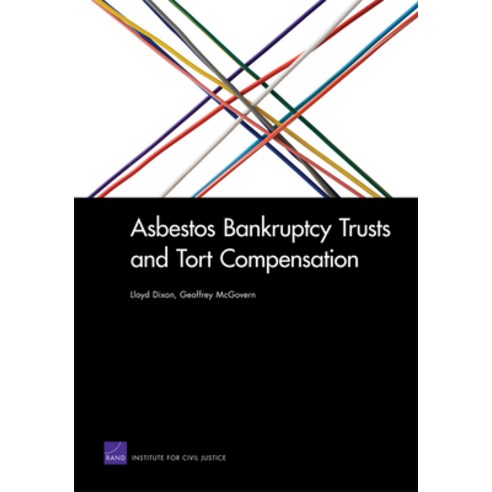(영문도서) Asbestos Bankruptcy Trusts and Tort Compensation Paperback, RAND Corporation, English, 9780833058348