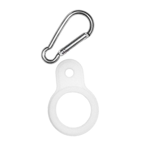 THE WAROOM SHOP 물병 버클 Carabiner 클립 음료 병 홀더 후크, 하얀, {"수건소재":"실리콘 메탈"}