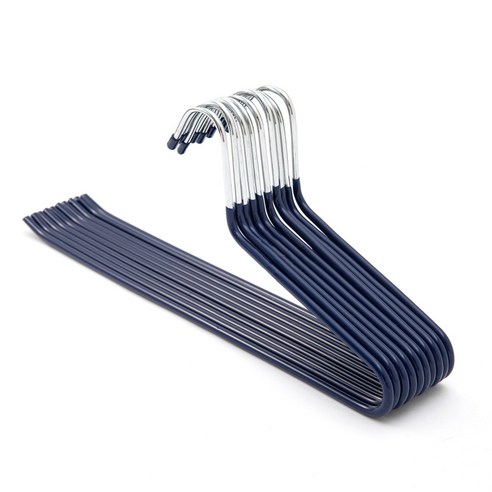 메르카 논슬립 바지걸이, 10개, 네이비