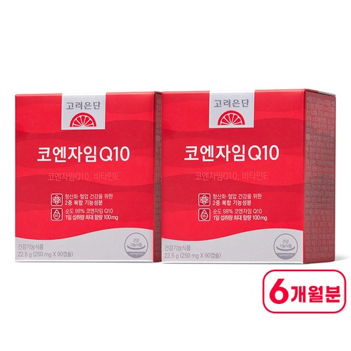 고려은단 코엔자임Q10, 90정, 2개