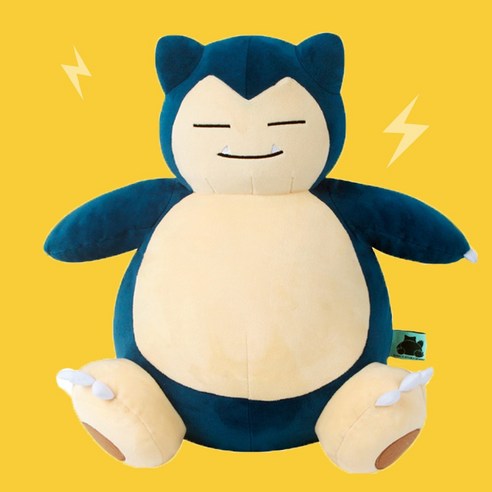 포켓몬 잠만보 인형 ML 40cm 캐릭터 애착, 1개, 혼합