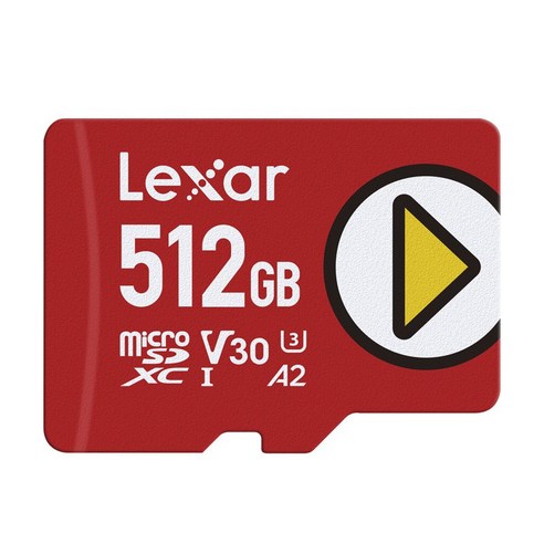 렉사 메모리 플레이 카드 TF 포 스위치 마이크로SD 레드, 512GB