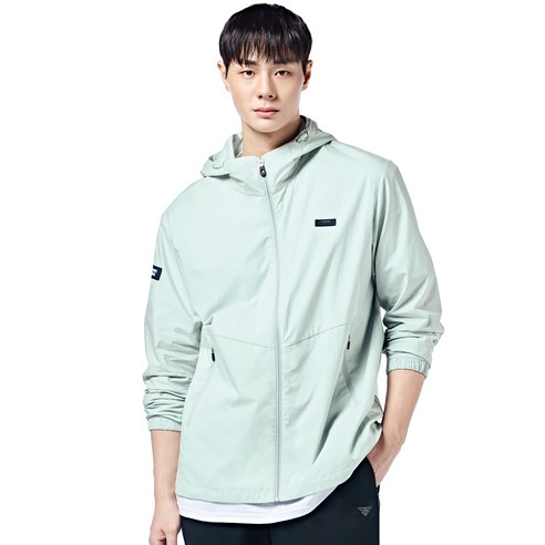 패기앤코 남성용 기능성 스포츠 데일리 경량 후드 바람막이 점퍼 WB-169