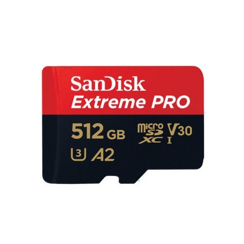 샌디스크 익스트림 프로 마이크로 SD 메모리카드 SDSQXCZ-512G, 512GB
