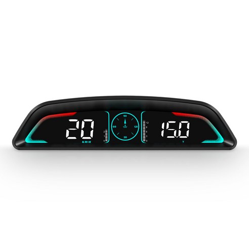 킹콩프로 자동차 HUD 헤드업디스플레이 계기판/OBD/GPS/자동차 게이지 속도계 타코미터 수온 연료 소비 전압 최신형, OBD, 1개