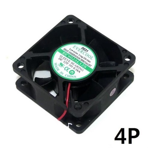 쿨러팬 60MM 25T 4P 시스템 케이스팬 PC쿨러 컴퓨터 FAN 튜닝 케이스쿨러 쿨링팬 쿨러팬 조용한팬 컴퓨터쿨러, 상품선택