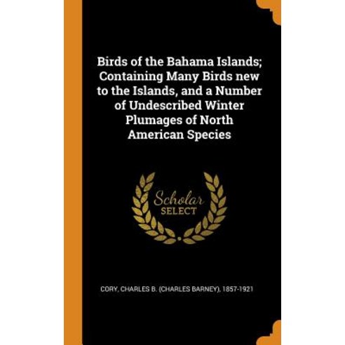 (영문도서) Birds of the Bahama Islands; Containing Many Birds new to the Islands and a Number of Undesc... Hardcover, Franklin Classics, English, 9780343175122