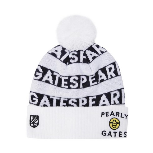 파리게이츠 스마일 폼폼이 레터링 니트 비니 소개 파리게이츠