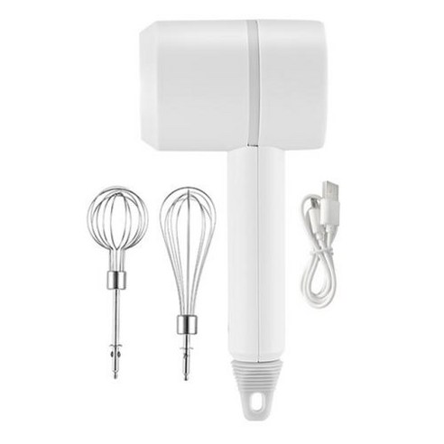 인 믹서 1 믹서기 자동 요리 침수 3 속도 핸드 베이킹용 비터 USB 3 거품기 완전 믹서 단계 에그 베이킹 전원, 3) Green Egg Beaters