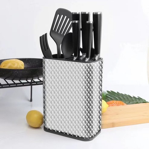 루이나인 칼꽂이 통풍형 칼집 주방 칼보관함, 1개, 투블럭 B