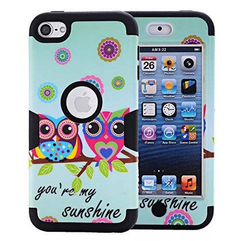 Rosepark iPod Touch 7th Generation Case iPod Touc Rosepark iPod Touch 7세대 케이스 iPod Touch 5 케이스 iP, 1개, 검은색