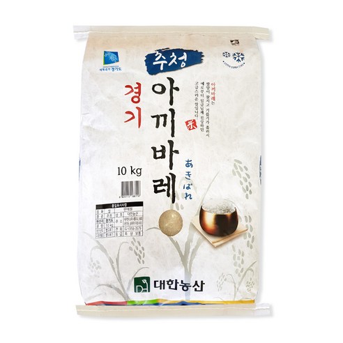 대한농산 경기 추청 아끼바레 백미