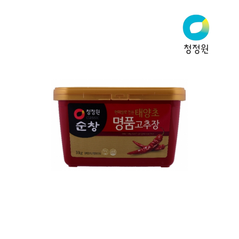 데일즈기획 대상 청정원 순창 태양초 명품 고추장, 3kg, 1개