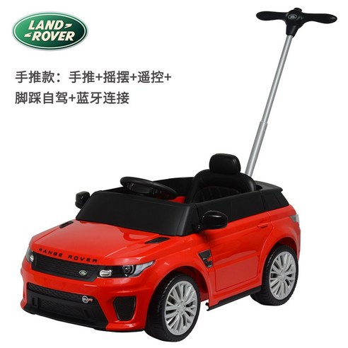 DHB 전동푸쉬카 전동차 선물 유아 전기차 돌 아기 유모차 어린이 조카 생일, 코리아, 레드 푸쉬전동차