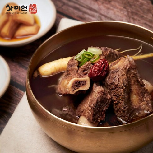 한국의 대표적인 갈비탕 브랜드 사미헌의 5kg 갈비탕으로 집에서 특별한 한 끼를 느껴보세요.