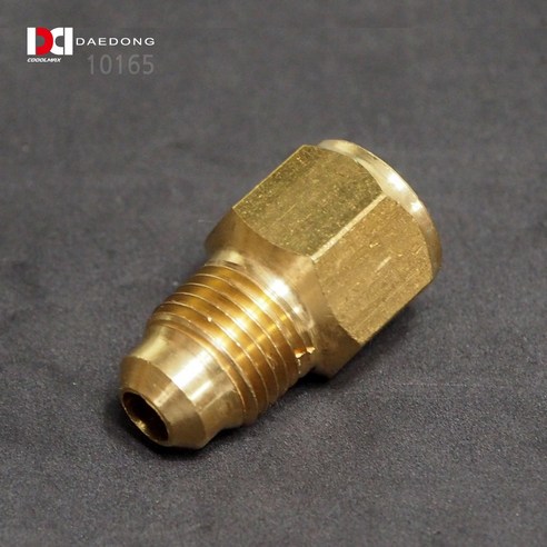 134 냉매통 퀵 아답타 CB-0405 10165 게이지 닛불 1/2ACME FEx1/4M, 1개