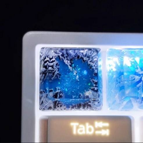 밤을 수놓는 체리빛 환상, 네쎄시드 체리 야광 포인트 키캡