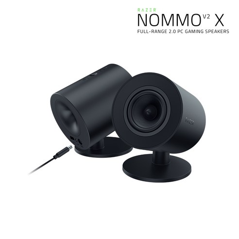 레이저코리아 놈모 Nommo V2 X 게이밍 스피커, RZ05-04760100-R3A1/블랙