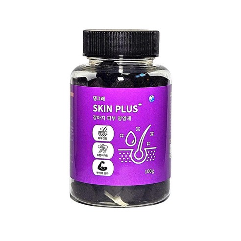 댕그래 강아지 피부 영양제 아토피 털 모발 모질 100g, 100정, 피부/피모, 1개