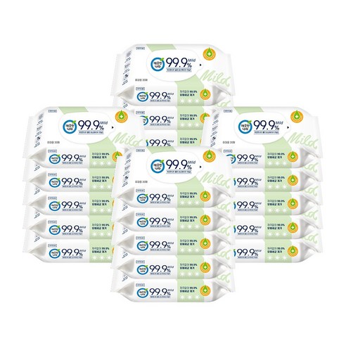 언제 어디서나 안심, 깨끗한나라 클린 손소독 물티슈 마일드 휴대용