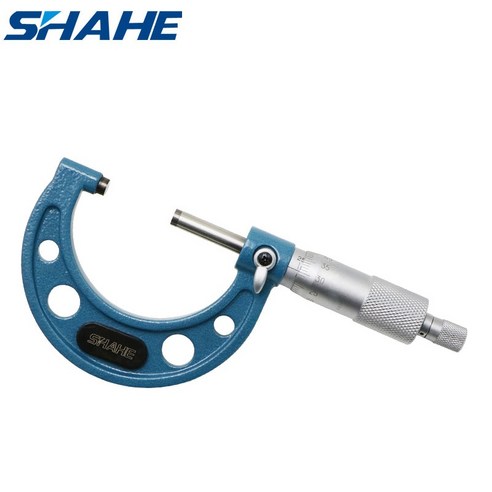 정밀게이지 SHAHE 외부 마이크로미터 내부 0.01mm 25-50 5201-50A, 6.125-150 미리메터