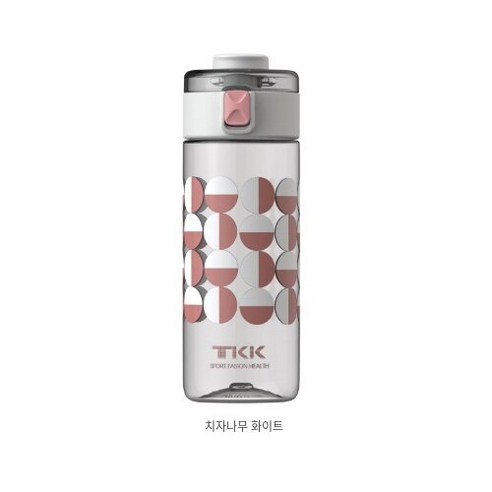 원터치 휴대물병 휴대용 에코 물병 플라스틱, 흰색, 450ML